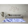 thumbnail image 3 of Ahgly Company Machine Washable Indoor Rectangle Abstract Blue Modern Area Rugs, 6' x 9', 3 of 4