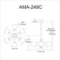 thumbnail image 2 of Lustre Dainolite AMA-249C-MB noir mat, 2 of 3