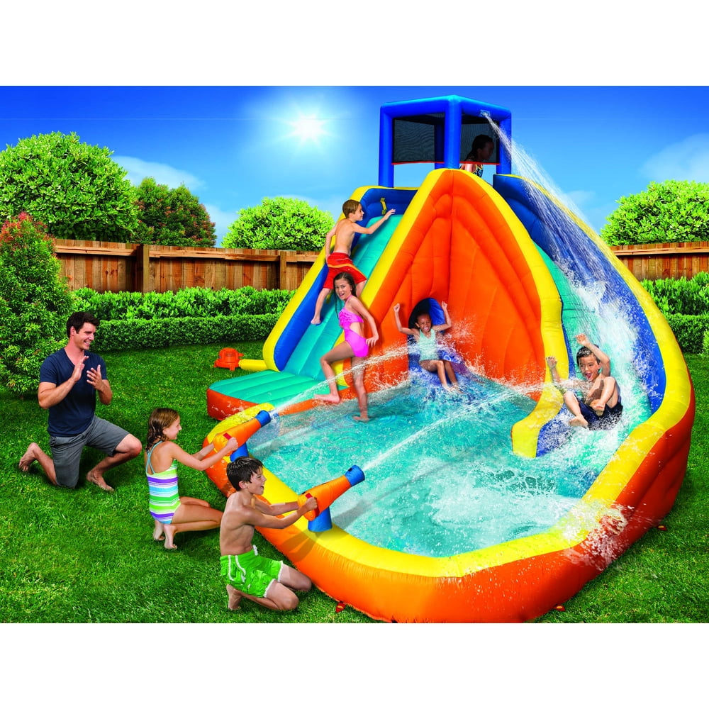 inflatable on water park