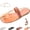 Brown, variant on Jelly Mary Jane Mules for Women Tabi Flat Sandals Closed Toe | Round Split Toe Slip On Slides With Elastic Strap Casual Beach Summer Vacation Slippers