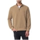 thumbnail image 1 of pstuiky manga larga de hombre, Blusa/camisa de moda para hombre, de color liso, con cuello alto, cremallera y botones. Tops de hombre xxxl, 1 of 7