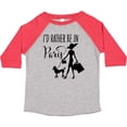 thumbnail image 3 of Inktastic I'd Rather Be in Paris- Shopping and Travel Girls Toddler T-Shirt, 3 of 5