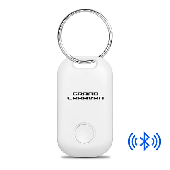 Dodge Grand Caravan White Bluetooth Key Finder Tracking Device Key Chain