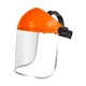 thumbnail image 3 of Máscara de protección práctica ajustable de máscara de soldadura para de minería de soldadores Color naranja, 3 of 8