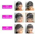 thumbnail image 5 of 13x6 Lace Front Wigs Human Hair Straight Wig Pre Plucked 150% Density Transparent Lace Frontal Wigs for Women Brazilian Straight, 5 of 7