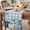 Blue Green, variant on Blue White Pumpkins Fall Table Runner - 36 Inch Long Thanksgiving Eucalyptus Leaf Cotton and Linen Blended Dress Scarves Farmhouse Table Runner for Kitchen Dining, Coffee Table, 13" x 36"