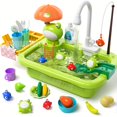 thumbnail image 1 of Children's Simulation Kitchen Dishwasher Electric Circulation Out Of The Water Sink Toy, 1 of 5