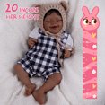20Inch Lifelike Reborn Baby Doll Soft Full Body Realistic Newborn Sleeping Girl with Feeding