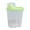 Z3-Green, variant on Plastic Pet Food Storage Container with Locking Lid, Airtight Storage Container,Cereal Dry Food Flour Bin,Pet Dog Cat Food Dispenser,BPA Free Clear Plastic Organization Bin(Clear,4.72x5.51")