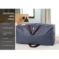 thumbnail image 3 of Bolsas para ropa de 100 l, color azul, organizador grueso de gran tamaño, bolsa de viaje, 3 of 5