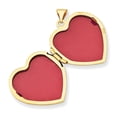 thumbnail image 2 of 14k & Rhodium Floral Heart Locket in 14k Yellow Gold w/ Rhodium Plating, 2 of 3