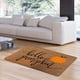 thumbnail image 2 of Alfombra de goma antideslizante para exterior, 80 cm, personalizada, para puerta Hola calabaza 1, 2 of 7