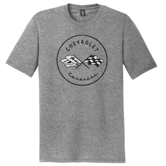 Corvette C1 Logo Tee - Grey S