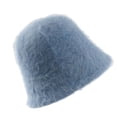 thumbnail image 2 of Sombrero de cubo informal Gorra de pescador Sombrero a prueba de viento Ajustable Cálido Invierno para mujer Azul claro Yuyangstore Sombrero de cubo para mujer, 2 of 8