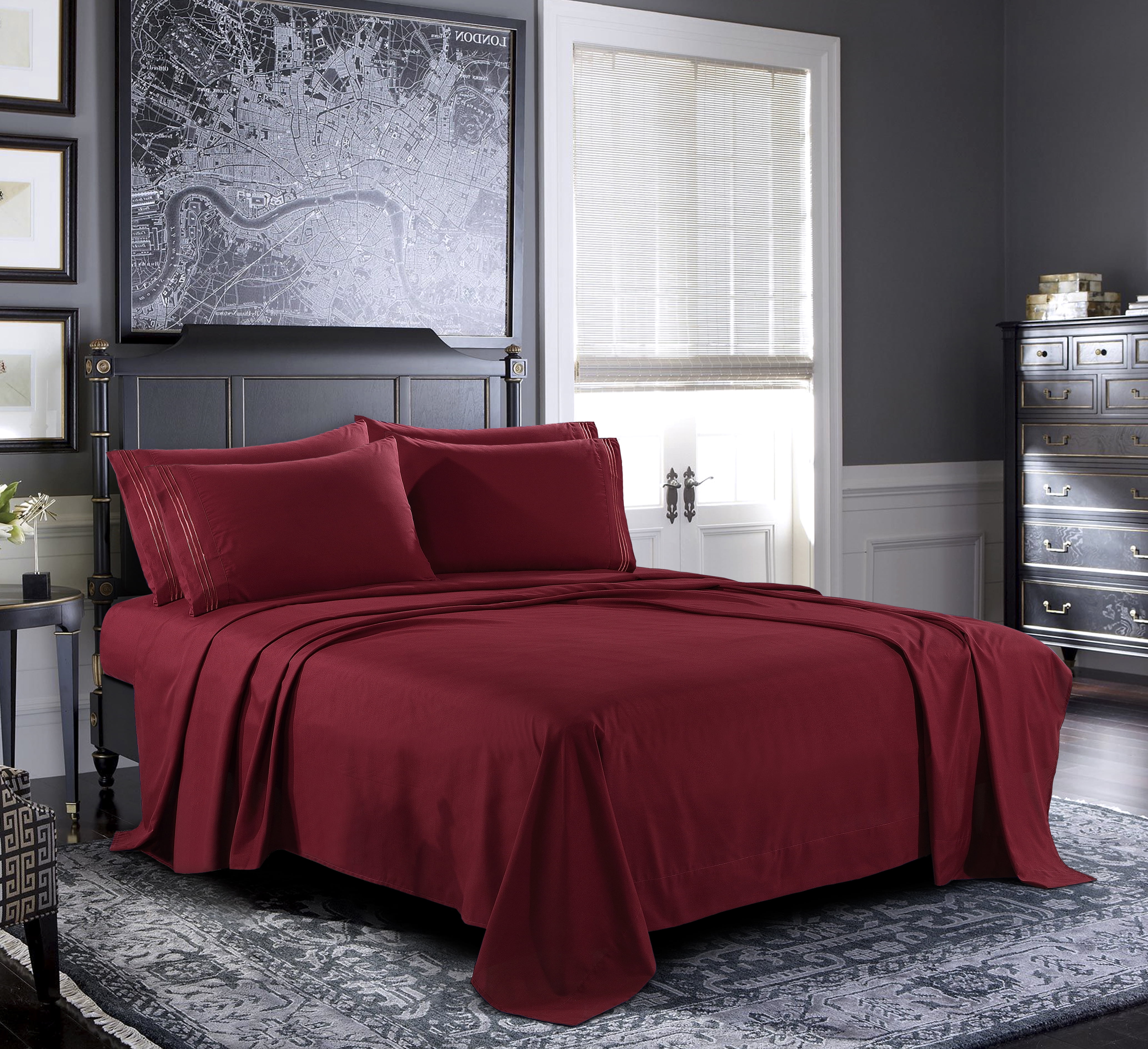 Bed Sheets - King Sheet Set [6-Piece 