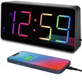 thumbnail image 1 of Despertador digital Peakeep para dormitorio junto a la cama con cargador USB, 1 of 9