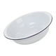 thumbnail image 5 of ColoMX Lavabo vintage esmaltado: cuenco para mezclar, frutero, amasador, palangana, plato para sopa de arroz, ideal para la cocina (36 cm), 5 of 8