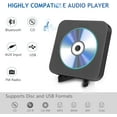 Bluetooth CD Player with FM, Wall CD Players Portable, Desktop CD