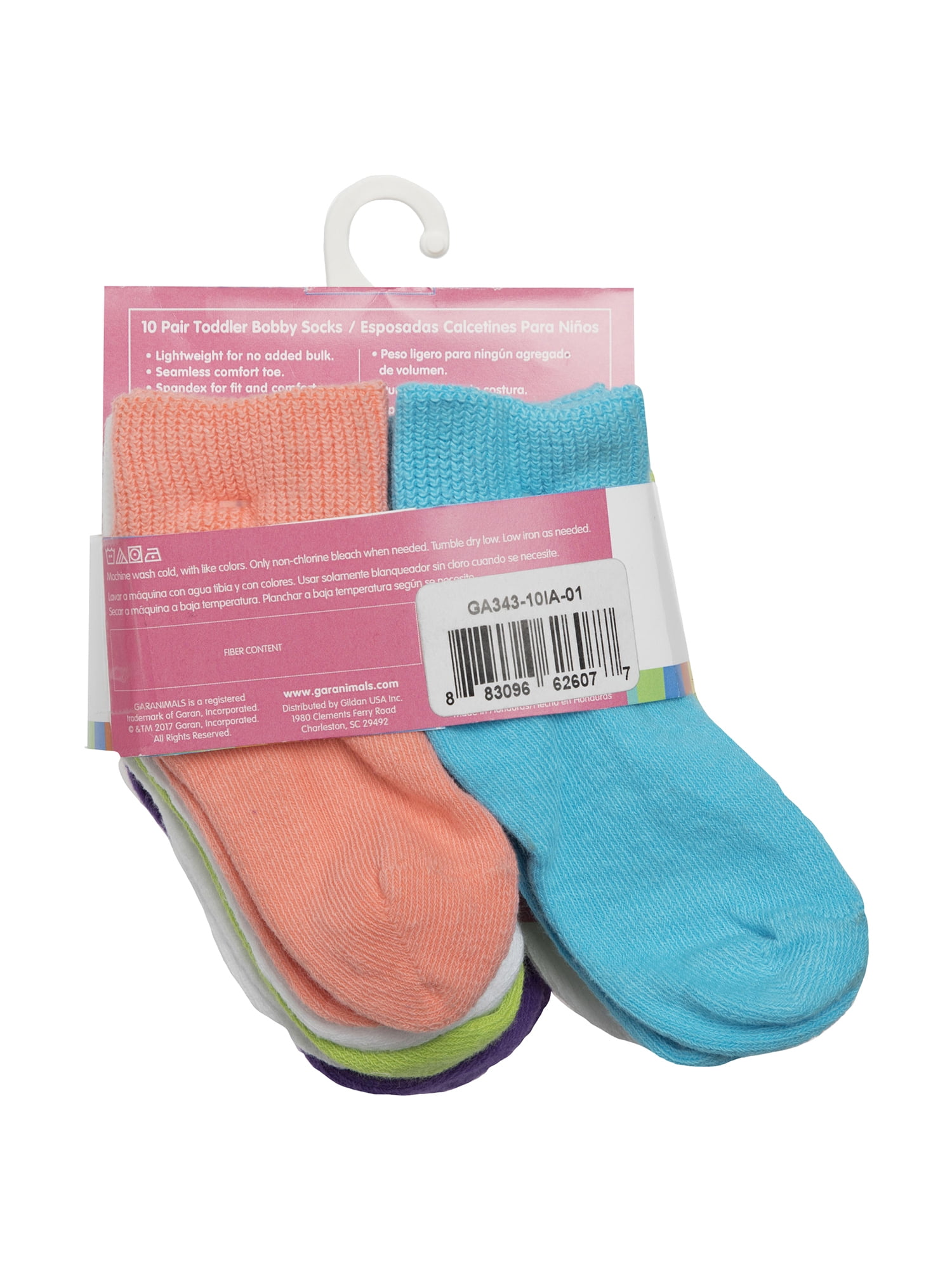 Toddler Girls Multi Color Socks 10 Pair Garanimals Size 3-5 years Pre-school