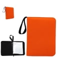 thumbnail image 2 of Bolsa de almacenamiento de tarjetas con textura de panal de color sólido,cuatro compartimentos,400 bolsillos transparentes para tarjetas, 2 of 3