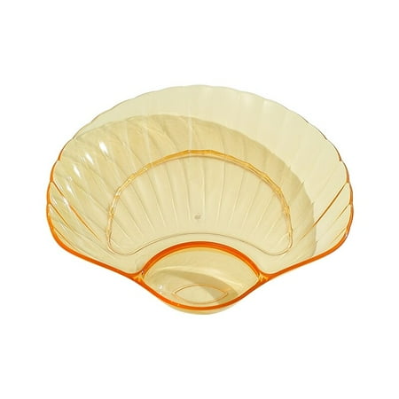 

Clear Plastic Shell Conch Shape Food Plate Snack Spit Bone Dish Suitable for Holding Hot Pot Dipping Dinnerware