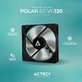 thumbnail image 4 of Ventilador Acteck Polar EG VG120 120mm 1700RPM Negro, 4 of 6