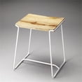 thumbnail image 2 of Beaumont Lane 21" Stool in White, 2 of 2