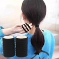thumbnail image 3 of 40 Pieces Black Seamless Thick Elastic Hair Bands for Women Girls Non Damaging Ponytail Braided Cotton Elastic Hair Bands Long Lasting Medium Hair, 3 of 4