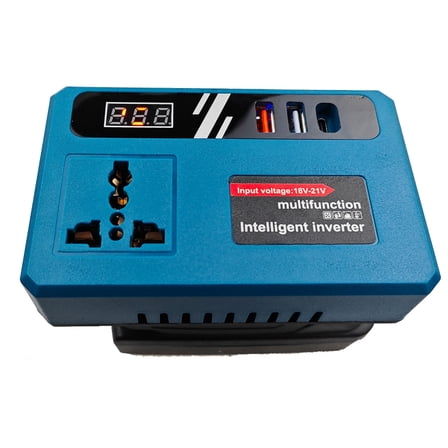 18-21V To 220V Power Inverter Adapter Power Supply Inverters Multifunction Intelligent Battery Inverter Enduring