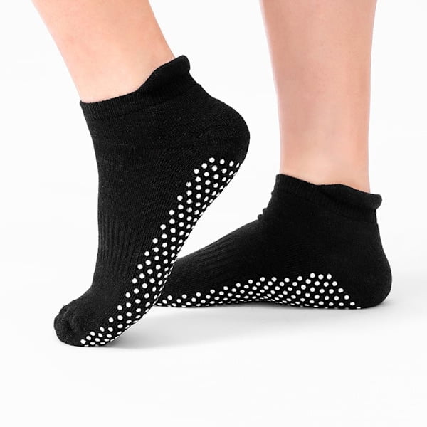 Non-slip yoga socks for women, 6 pairs, anti-slip socks for pilates, fitness socks with grip - yoga, home workout