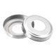 thumbnail image 1 of Redonda Escudo Placa, 12uds 65 x 14mm 201 Inoxidable Acero Agua Tubería Cubierta para 28.5mm Diámetro Tubería Unique Bargains accesorios de tuberia, 1 of 5