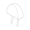Genuine OE Kia Headrest - 88700-4D010KS8