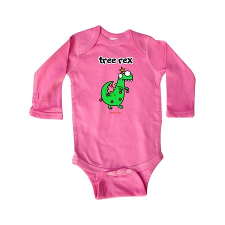 

Inktastic Tree Rex Gift Baby Boy or Baby Girl Long Sleeve Bodysuit