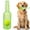 Green, variant on Bottle Shaped Chew Toy with Tennis Ball Inside, Durable Fetch Toy| Cute Squeaky Indestructible Water Bottle Dog Toy, Chew Toy Bottle with Ball Inside, Interactive Fetch Toys for Play & Train