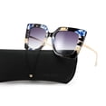 thumbnail image 3 of Lentes de Sol FEISEDY de Moda, Grandes, Cuadrados con Incrustación de Perlas B2625, 3 of 7