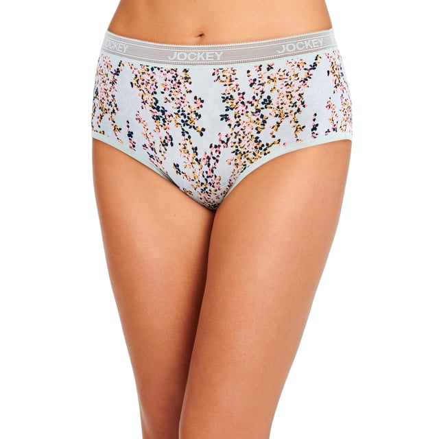 Jockey Women's Worry Free Microfiber Moderate Absorbency Brief