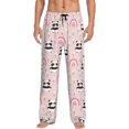 thumbnail image 1 of Fotbe Cute Cartoon Panda Pantalones de Pijama para Hombre, Pantalones de Dormir, Pantalones de Casa con Cintura Ajustable y Bolsillos-XX-Large, 1 of 6