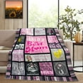 thumbnail image 2 of to My Mom Blanket Mom Gifts from Daughter and Son Mom Birthday Gift, Gifts for Mom Throw Blankets Gifts for Mother''s Day Best Mom Ever Flannel Bedding Blanket Soft Throw Blanket 60X50in, 2 of 6