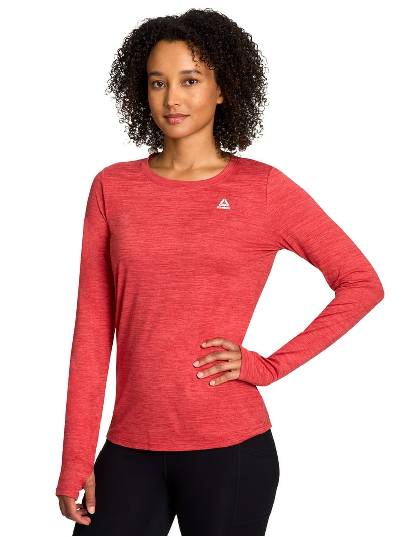 Reebok Women's and Women's Plus Legacy Performance Long Sleeve T