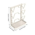 thumbnail image 3 of Rack Display and Organizer for Kitchen Lids – Steel U-Shaped Rack with Tray Holder Sturdy Lid Storage for Countertop Space-Saving Kitchen Gadgets for Cooking, 3 of 5