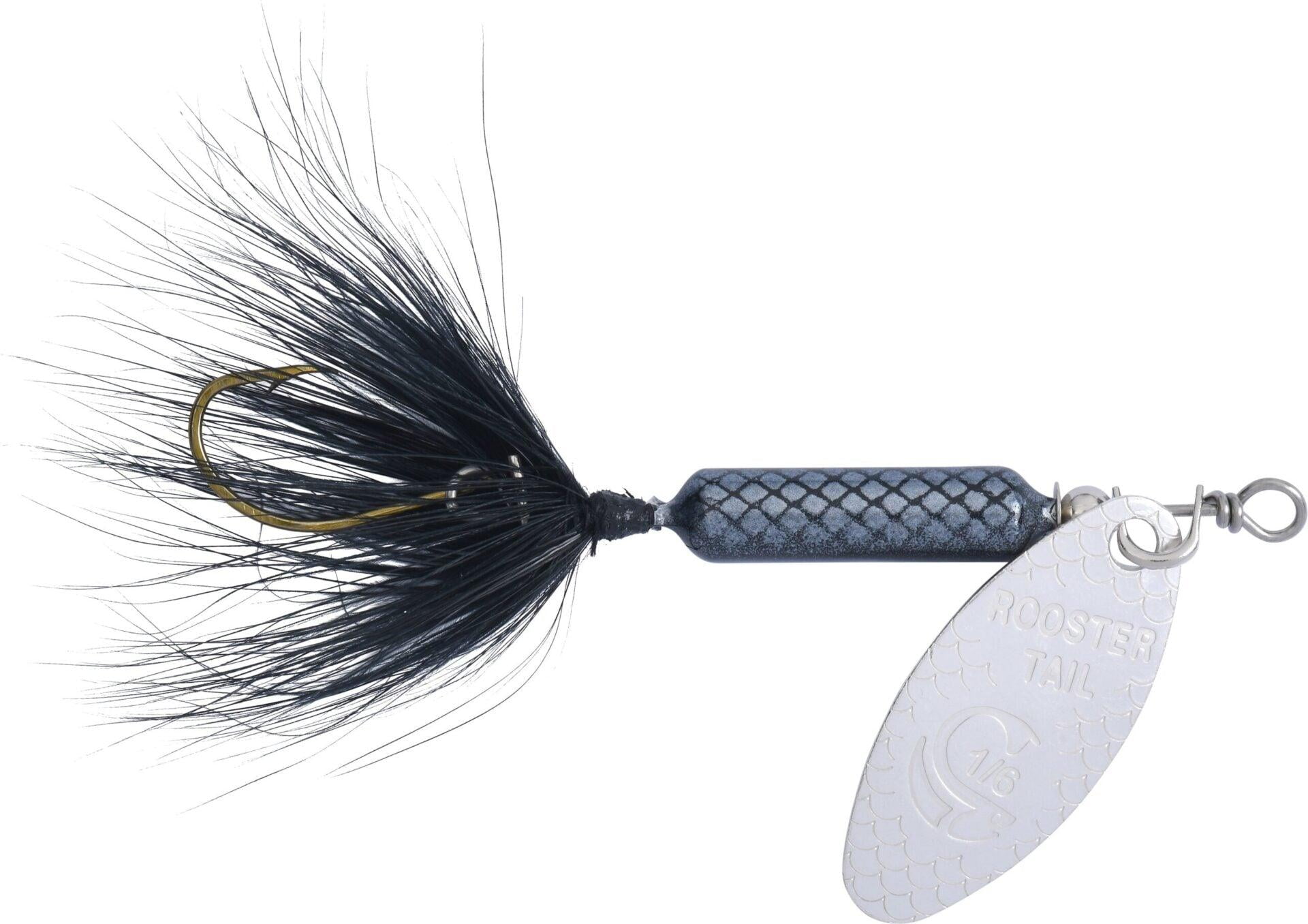 Yakima Bait Worden's Original Rooster Tail Lure, Inline Spinnerbait Fishing  Lure, White, 1/24 oz.