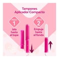 thumbnail image 2 of Tampones Saba V-Compact súper con aplicador flujo abundante 10 pzas, 2 of 6
