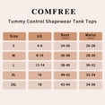 thumbnail image 6 of COMFREE Womens Tummy Control Shapewear Tank Tops Seamless U-shaped Neck Compression Tank Tops Body Shaper Camisole, 6 of 6