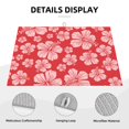 thumbnail image 3 of Fotbe Red Hibiscus Flower Alfombrilla de Secado para Cocina con Estampado, 18x24 Pulgadas, 3 of 7