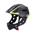 thumbnail image 4 of Casco de bicicleta para niños Casco protector integral ajustable Casco de bicicleta de montaña Negro, 4 of 9