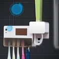 thumbnail image 4 of Dispensador automático de pasta de dientes Nikou con exprimidor y Esterilización solar USB, 4 of 11