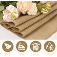 thumbnail image 5 of Linen Table Runner - Premium 100% Natural Flax Tablecloth Runner for Wedding, Party, Living Room Decoraton, 12"x106", 5 of 7