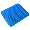 thumbnail image 1 of Cojín de gel transpirable con diseño de panal con funda antideslizante, cojín para asiento de coche, 1 of 8