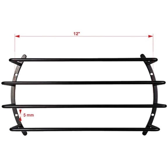 MASSIVE AUDIO 12" DEEP ANODIZED STEEL PROTECTIVE SUBWOOFER GRILL for 12-Inch SUB