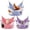 Purple, Blue, Red, variant on BURIBURI 3 Pcs Guinea Pig Hammock, Rat Ferret Hanging Hammock Guinea Pig Accessories for Small Animals Chinchilla Hamster Parrot Sugar Glider Ferret Squirrel (11"×11")